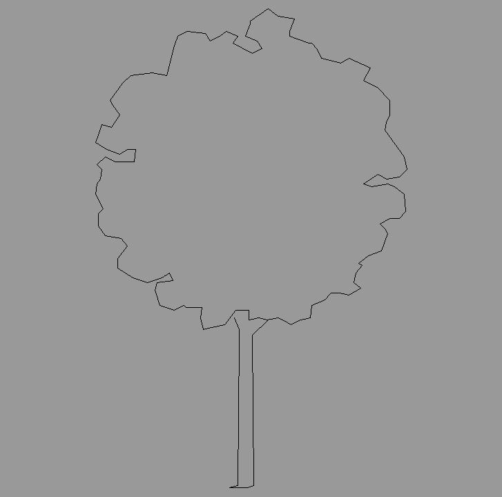 Bloque Autocad Vista de Simple 21 en Alzado